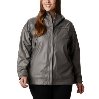 Columbia Jas Dames, OutDry Ex Eco Shell Plus Size Grijs, 49OPVCRIQ